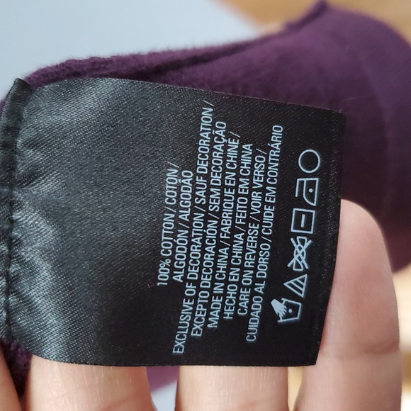 Tahari Purple Ruffled Longline Cardigan - Picture 6 of 8